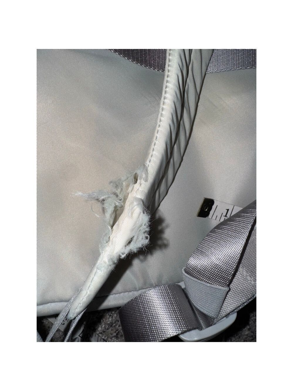 Lululemon Backpack Gray | Lightweight Nylon Gym Bag READ DAMAGE - Picture 6 of 16